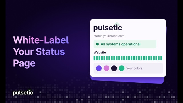 Customize a Status Page: Logo, Links, Colours and CSS